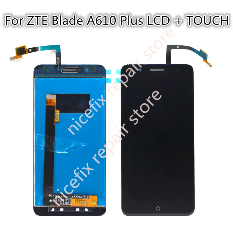 For ZTE Blade A610 Plus LCD Display+Touch Screen Original Digitizer Assembly Replacement plus Cell Phone | Мобильные телефоны и