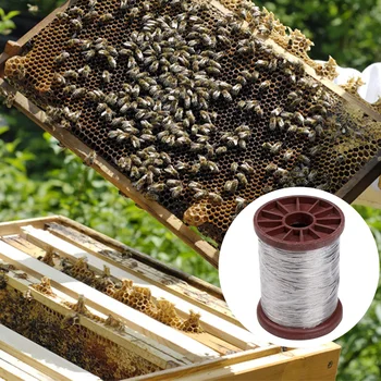

1 Roll 0.5mm 500G Beehive Frames Stainless Steel Wire for Beekeeper Beekeeping Apiculture Tool Equipment Supplies