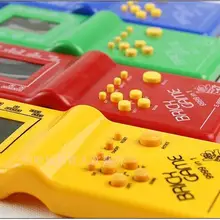 Классическая портативная игровая машина тетрис кирпичная игра детская игровая машина с воспроизведением музыки