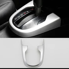 For Honda FIT JAZZ accessories 2014 2015 2016 car styling Car gear shift lever knob frame panel cover trim