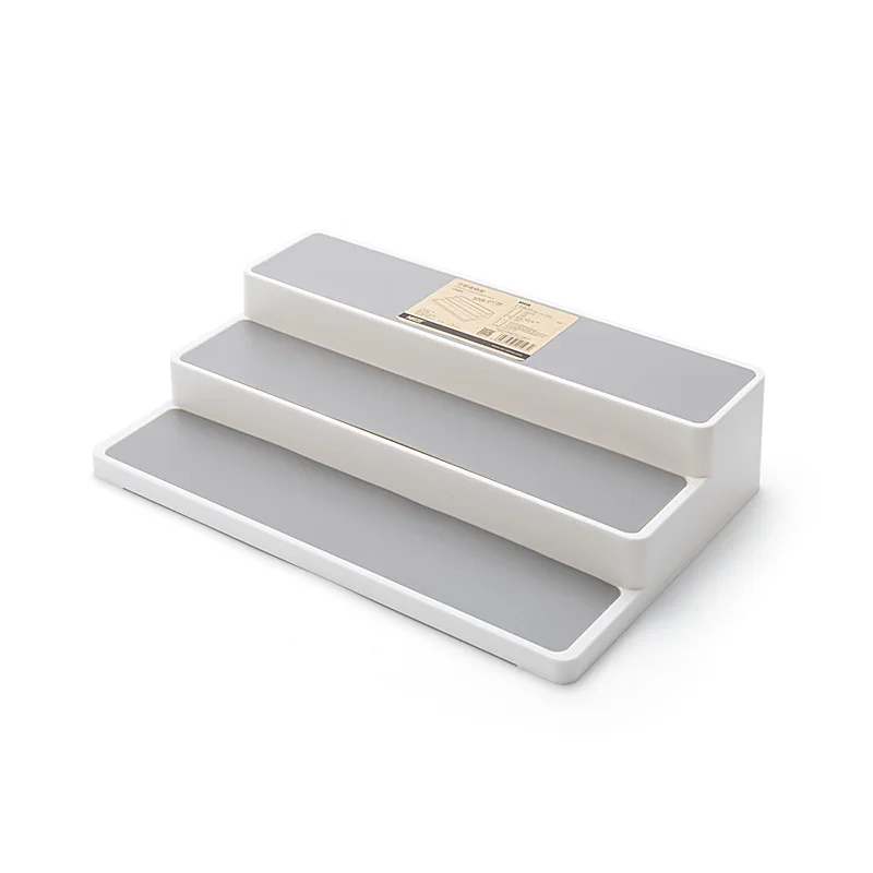 

3 Layers Cosmetics Display Stand Holder Shelf Kitchen Shelf Spice Jars Storage Rack Organizer H99F