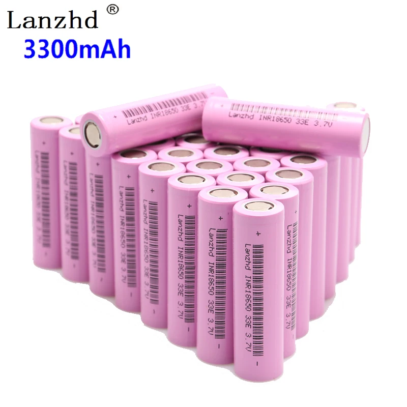 

24PCS 18650 3.7V INR18650 Rechargeable batteries lithium li ion 3.7v 30a large current 18650VTC7 18650 battery