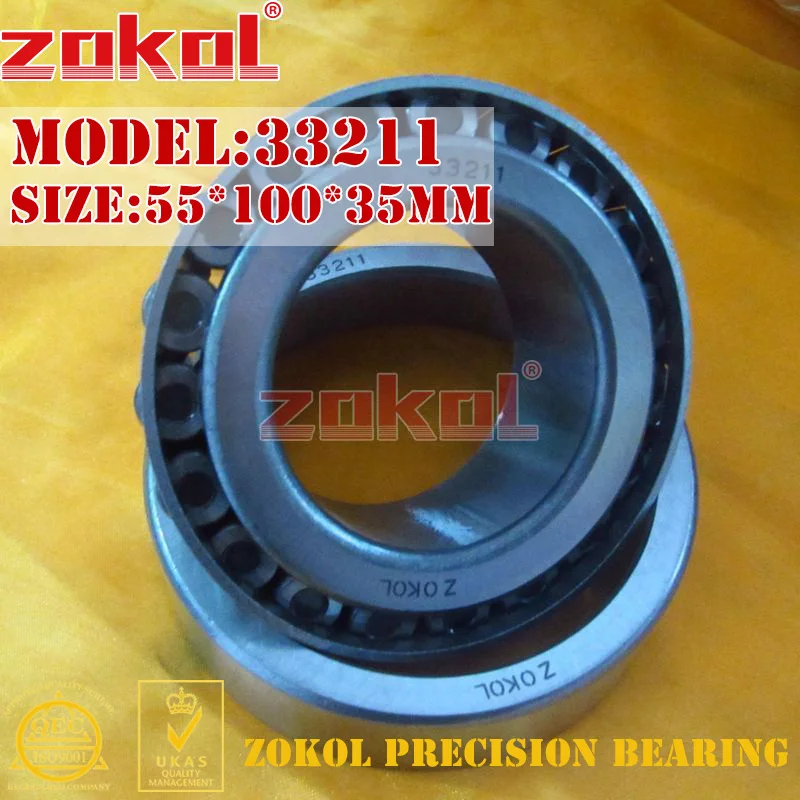 

ZOKOL bearing 33211 3007211E Tapered Roller Bearing 55*100*35mm