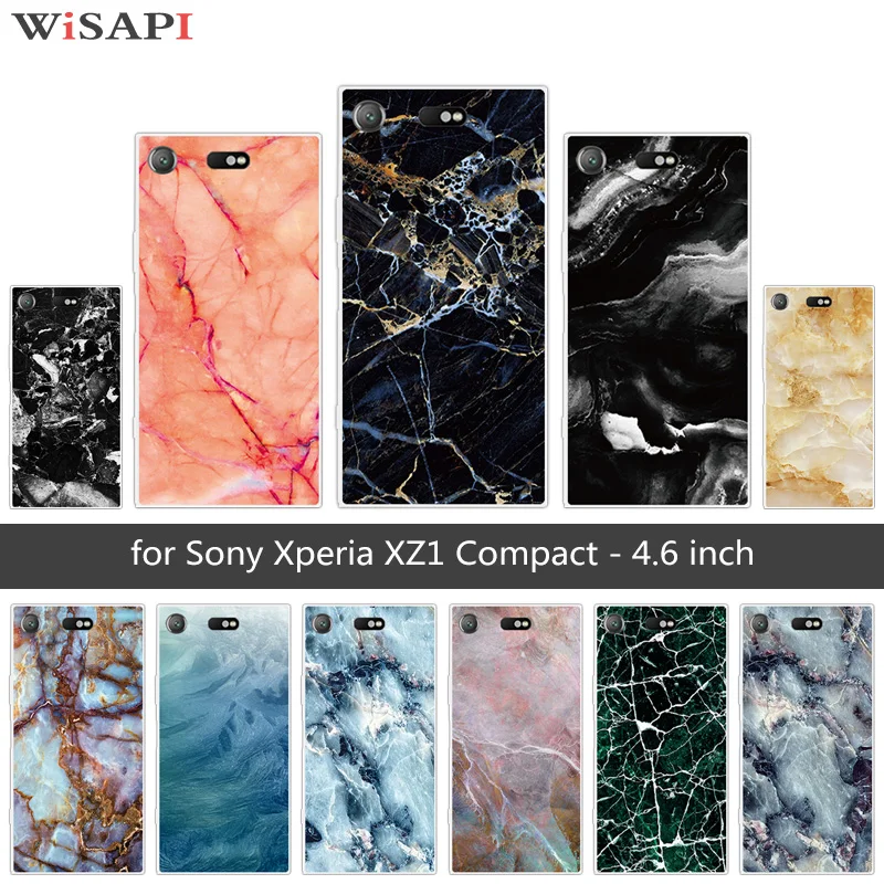 4 6 дюйма для Sony Xperia XZ1 компактная задняя крышка прозрачный мягкий силиконовый