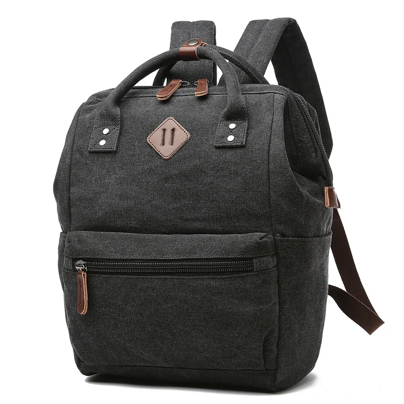 

backpack Backpack For Girls Women bag teenage girl school bag vintage canvas Mini kanken backpack solid mochila feminina