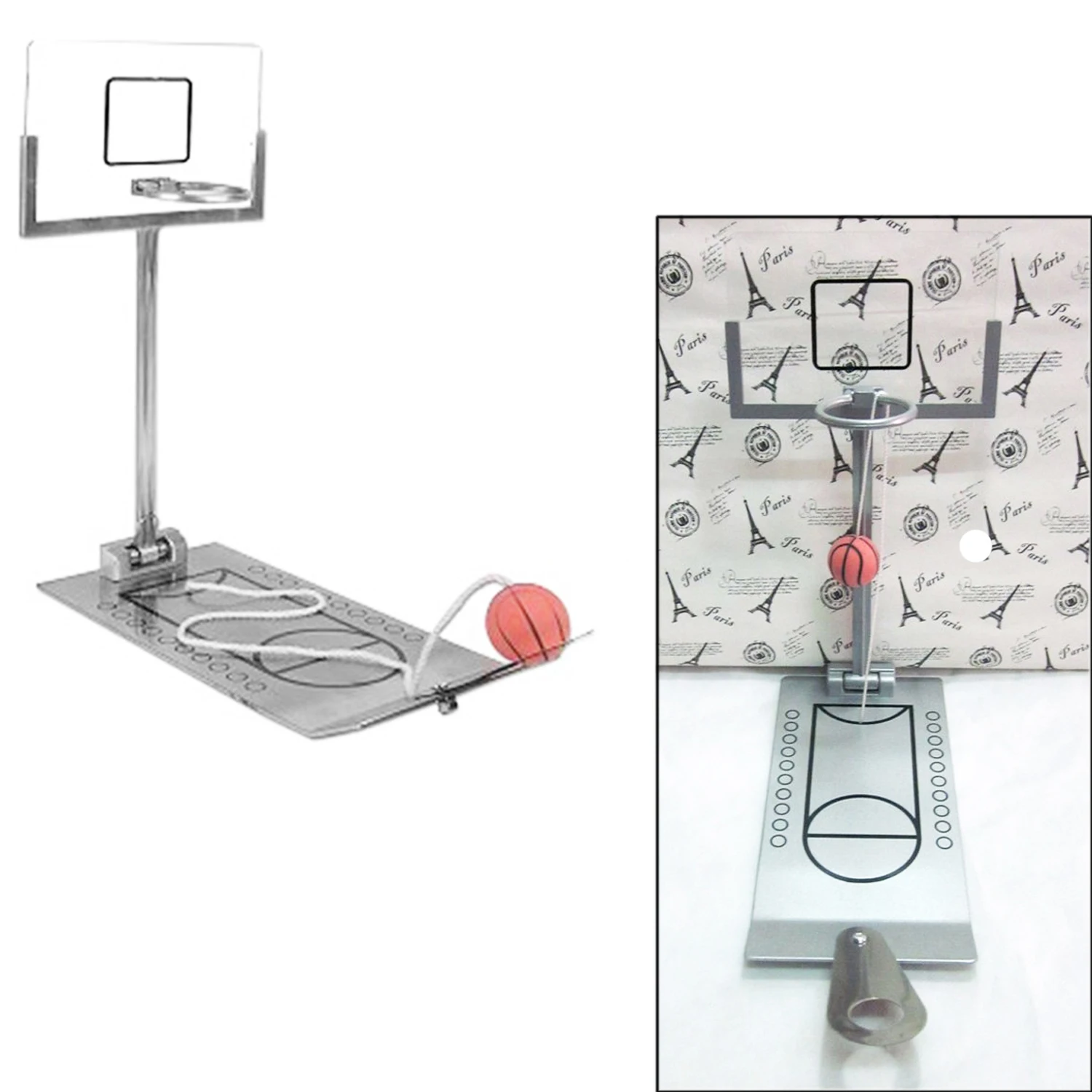 

Funny Mini Desktop Basket Ball Basketball Foldable Table Shooting Game Finger Toys