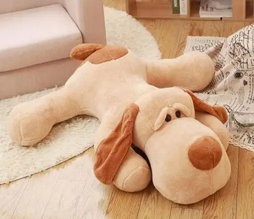 

stuffed Plush Dog SKIN 150cm Empty dog Soft Animal Dog doll skin Cute Pap Stuffed Pusher Pillow Pants Porcelain Toys for girls