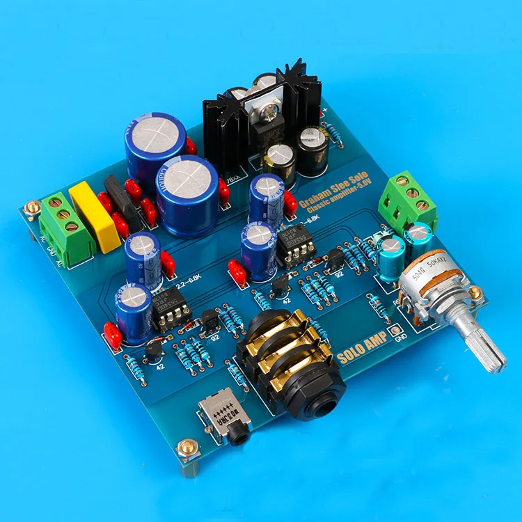 AC/DC12V 18V Audio Hifi Headphone amplifier kit base on SOLO headphone