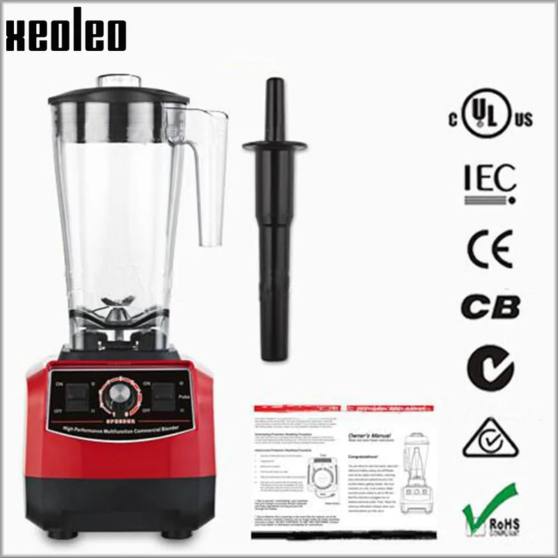 US $150.50 XEOLEO High performance Multifunction Commercial blender 3HP Food blender Heavy duty 3L Food mixer Juice Blender 110220V UKUS