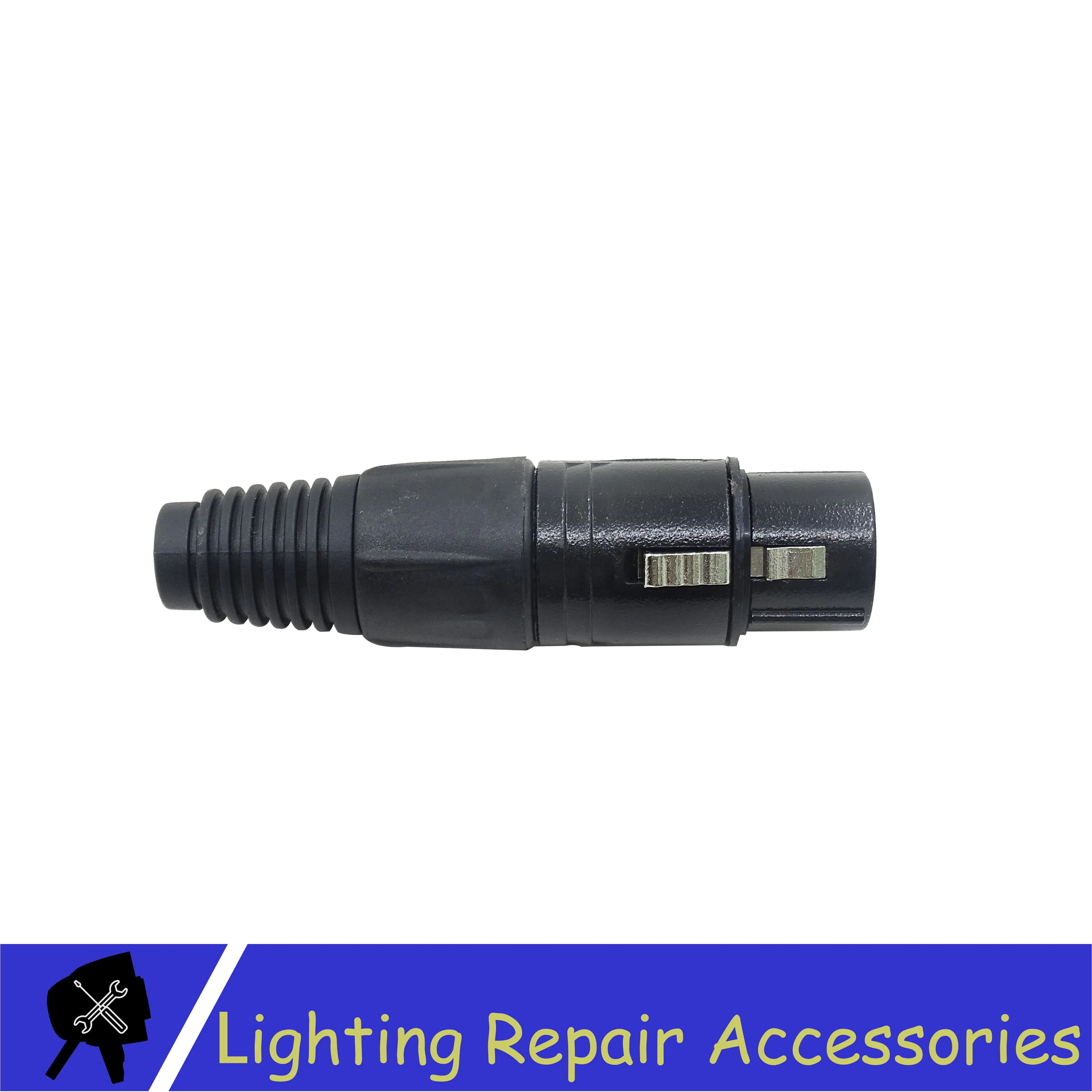 3-контактный XLR Сделано в Китае металлический разъем для DMX проводной микрофон кабель аудио кабель Разъем Аксессуары для освещения сцены