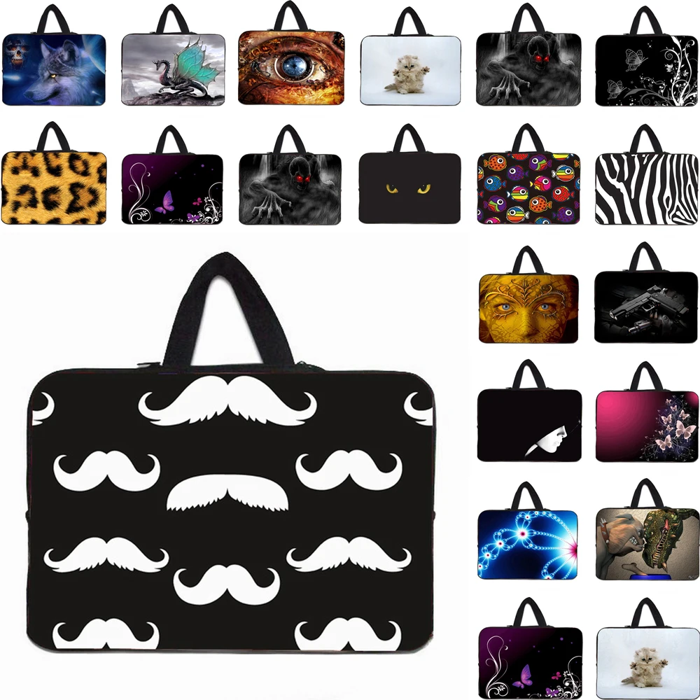 Viviration 10, 12, 13, 13,3, 14, 15,4, 15, 15,6, 17 дюймов, сумка для ноутбука, ноутбука, планшета, чехол, скрытая ручка, неопреновая сумка, чехол