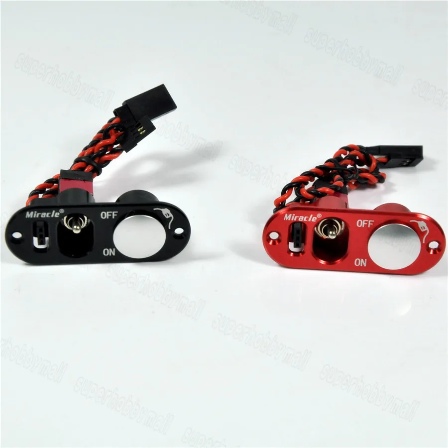 

Miracle 2A-20A DC Heavy Duty Single Power Switch With Fuel Dot For RC Plane Servo