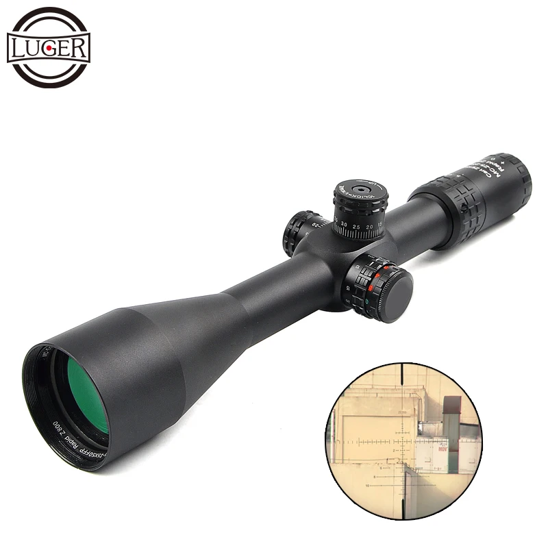 

LUGER 5-25x50FFP Tactical Optical Sight Riflescope Fit 11/20mm Rail Mount Holographic Hunting Scopes For Airsoft Sniper Rifle