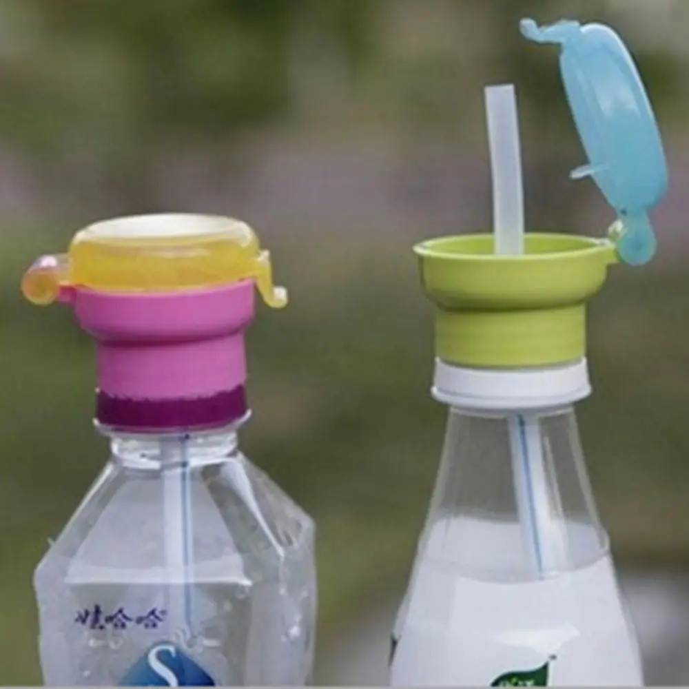 Портативный влагозащищенная маленьких детей пить бутылки Носик чехол крышку соломинкой(только 1x трубочкой, без бутылки