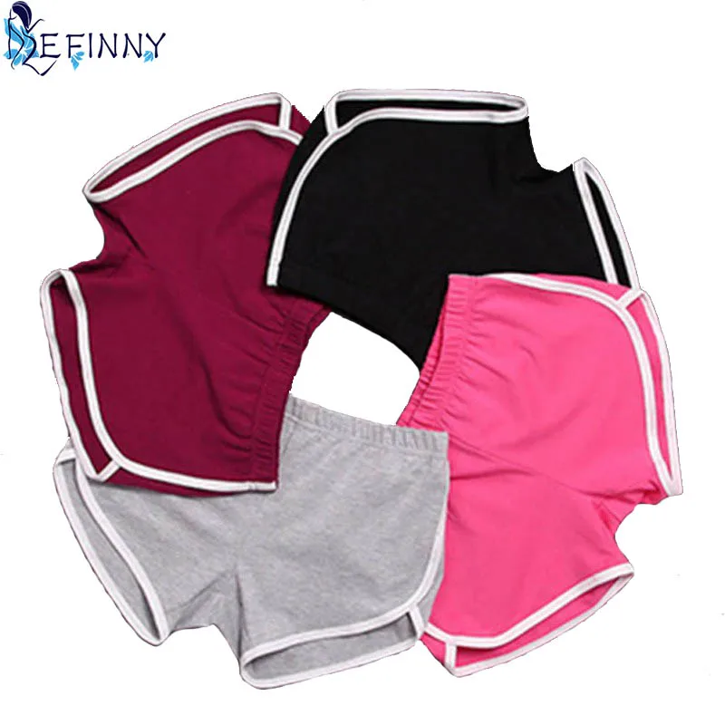 

ZH 1 Pcs Summer Shorts Women Esportes Shorts Workout Waistband Skinny Short