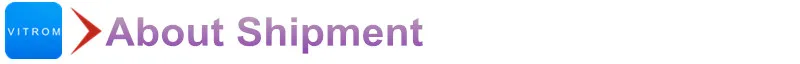 about shipment