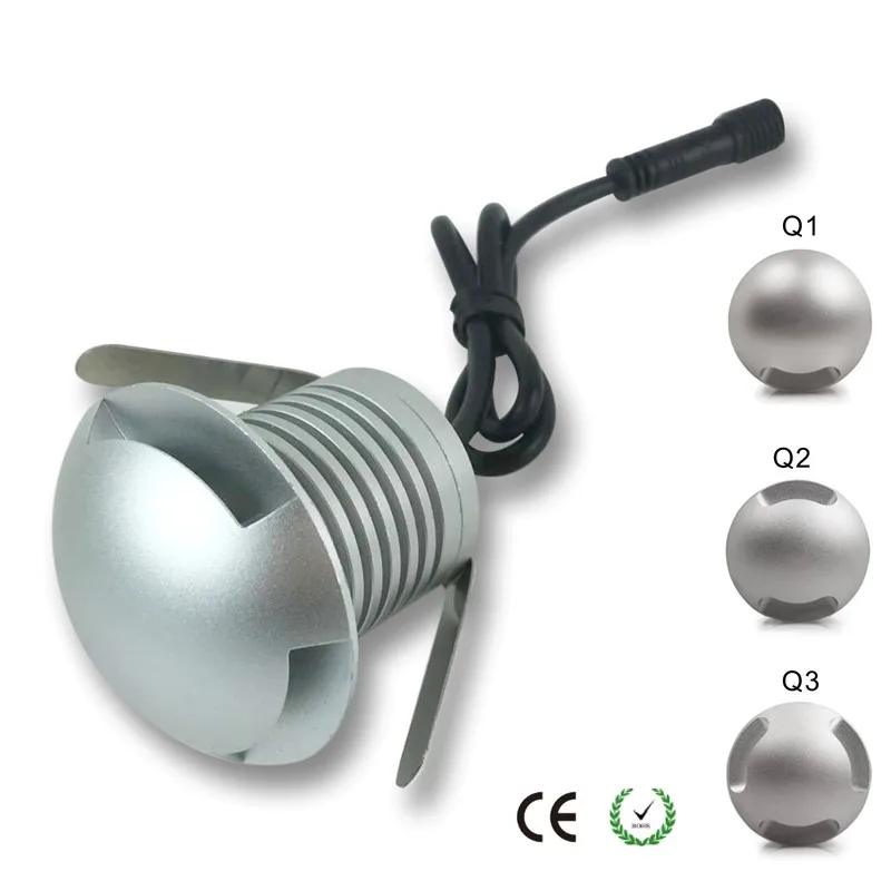 

LED Floor Lamp DC 12V 24V LED Buried Light 3W Waterproof Deck Light LED Underground Lamps for Outdoor Garden Path Decor Lighting