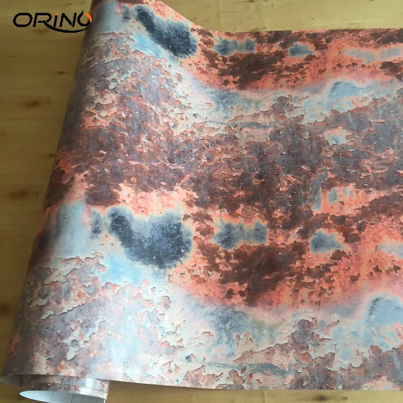 

Adhesive Rust Camouflage Vinyl Wrap Sticker Bomb Motorcycle Car Scooter Boat Rusty Sticker Decal Car Styling Wrapping Film