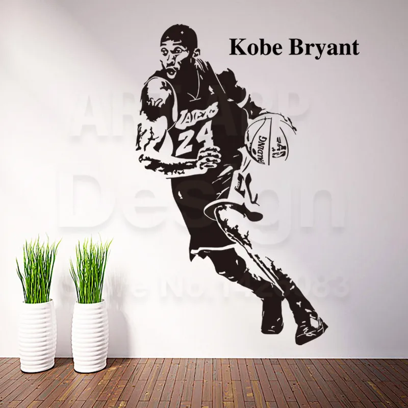 Art new design home decor basketball player vinyl Kobe
