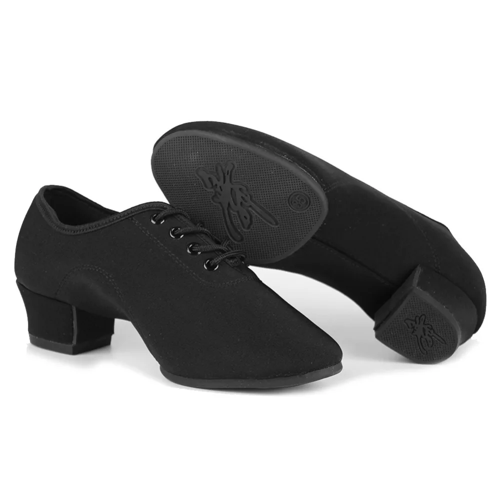 HROYL Men's Latin Dance Shoes Ballroom Tango Man latin dancing Shoes For Boy Closed Toe Sneaker Jazz 18-27.5CM Trainin