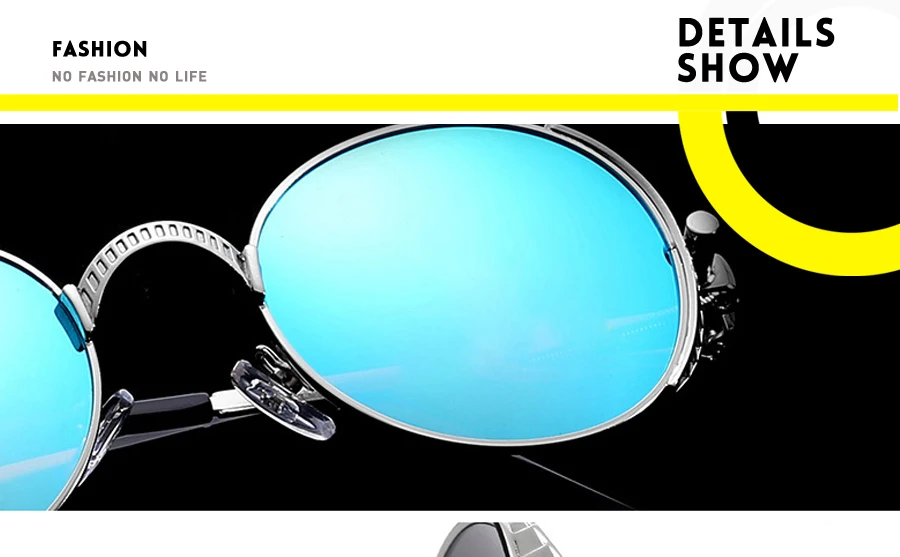 TRIOO Овальный стимпанк Солнцезащитные очки Ретро Золото Высокое качество металл черный солнцезащитные очки дамы Винтаж gafas-де-сол Óculos UV400
