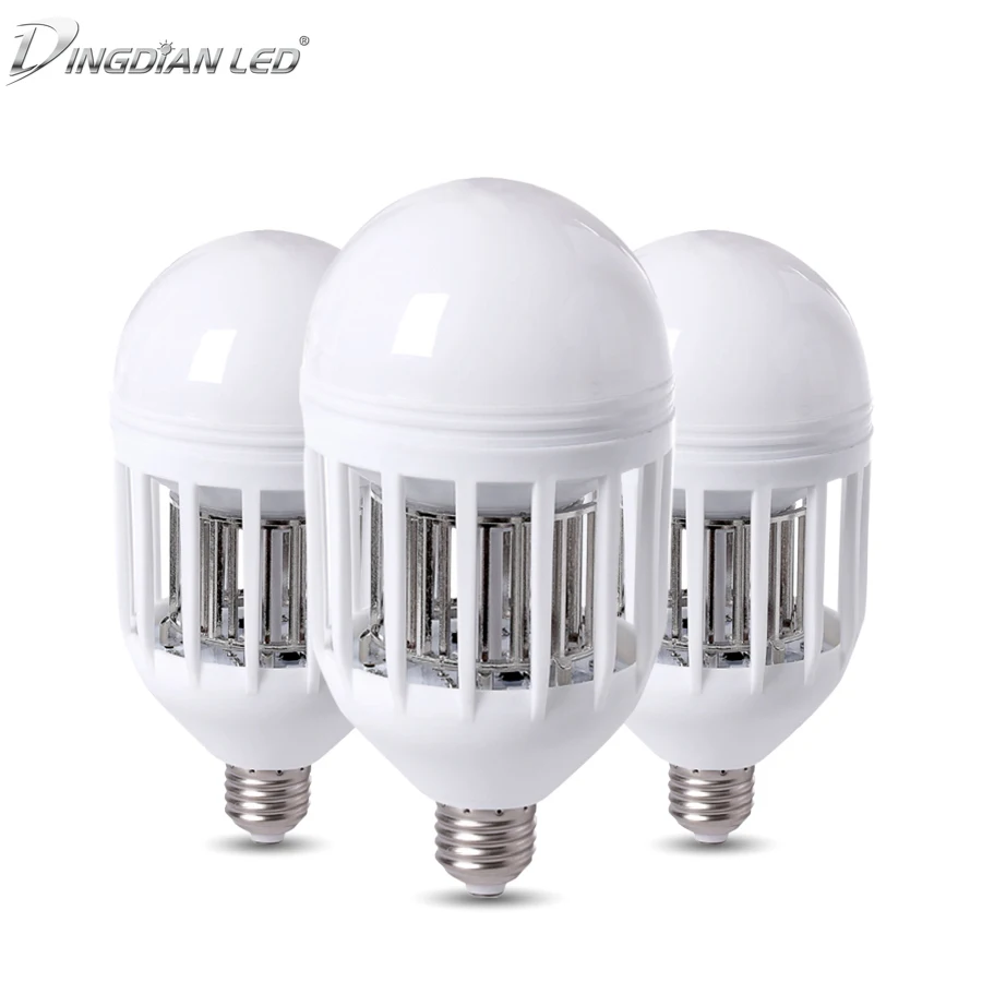 

AC220V LED Mosquito Killer Bulb E27 Bulb 15W Lighting Electric Trap Light for Home Lighting Bug Zapper Trap Lamp Insect Anti