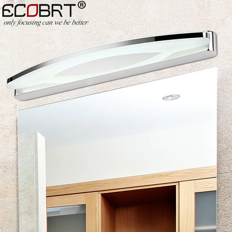 ECOBRT Modern 15W 70CM LED wall light in bathroom 2835 SMD White indoor mirror-front Sconces lights lamps decorative lighting