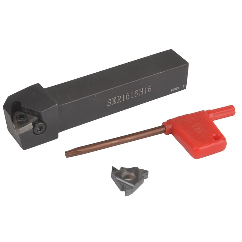 OYYU SER1616H16 Threading Turning Tool Holder CNC Boring Bar Lathe+16ER