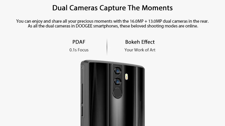 DOOGEE BL12000 4GB RAM 32GB ROM MTK6750T 1.5GHz Octa Core 6.0 Inch Screen 12000mAh Battery Quad Camera Android 7.0 4G LTE Smartphone