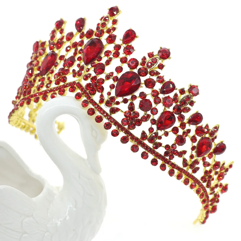

Bridal Women Pageant Prom Tiara and Crown Wedding Crystal Crown Hair Accessories Rhinestone Bridal Tiaras Crown Accessories