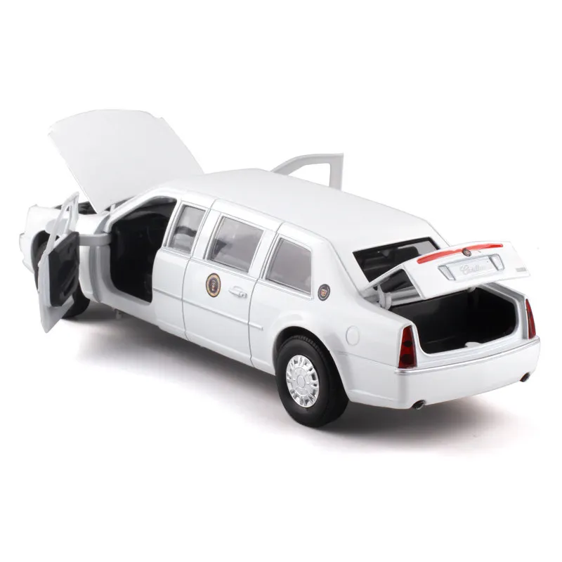  1:32 Simulation Alloy Diecast Extended Version Presidential Car Limousine Model Metal Toys Car One 