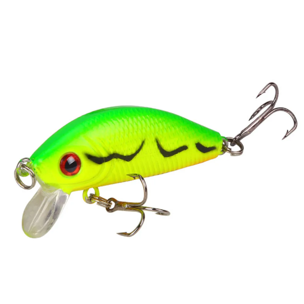 

1PCS 5cm 3.7g Swim Fishing Crankbait 3D Eyes Artificial Hard Bait Bass Tight Wobble Japan Slow Floating Fishing Lure Tackle