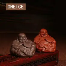 Yixing чай играть чай ПЭТ играть маленький вентилятор украшение с изображением Будды глина чай питомцы Aceessories