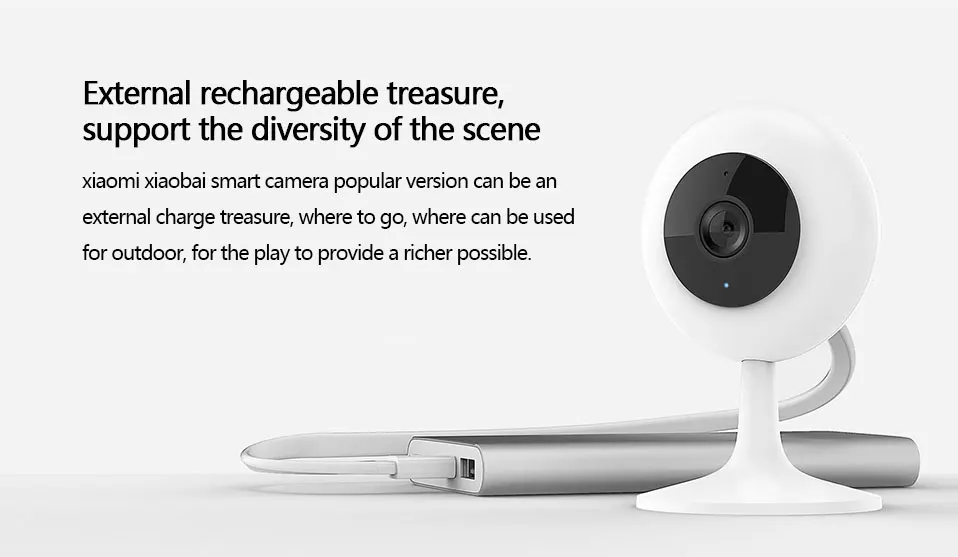 Xiaomi Mi Смарт камера популярная 720P HD Ночное видение Cam Беспроводной WiFi IP Webcam Умный домашний монитор приложение для телефона Компьютер ТВ