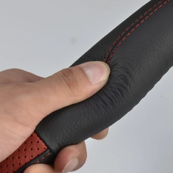 

1pc for MG 360 Steering wheel cover Four seasons top layer Leather