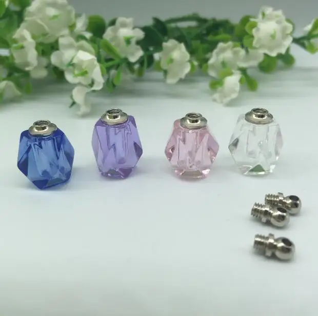 Кулоны с винтом 8 шт. 10*14 мм|vial pendant|miniature perfumebottle charm |