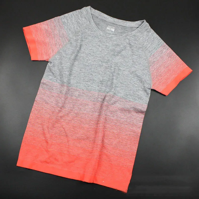  Gym Women's Sport Shirts Quick Dry Running T-shirt Sleeve Fitness Clothes Tees & Tops Deporte Mujer