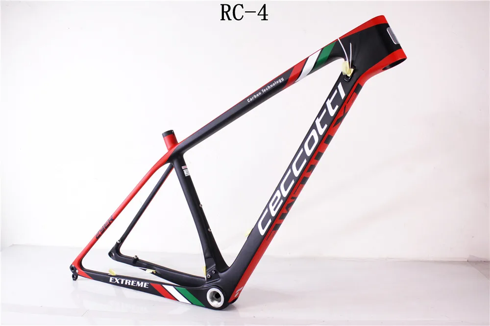 Flash Deal 3 kind BB carbon mountain bike frame 29er Ceccotti reflective new design carbon bike frame 12