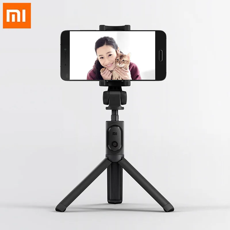 

New Xiaomi Mi Foldable Selfie Stick 360 Rotation Wireless Bluethooth Remote Tripod Shutter Selfie Stick For iPhone Android Phone