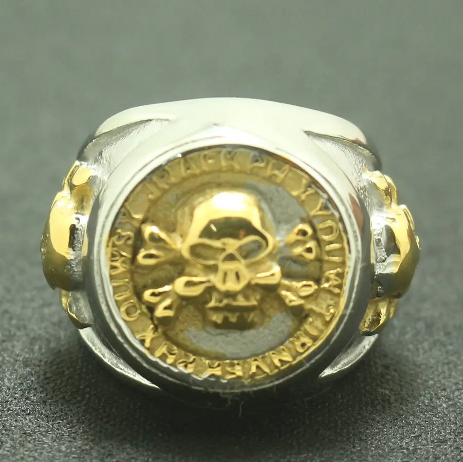 Мужская модель из нержавеющей стали 316L размеры от 7 до 15|skull ring|316l stainless steelsize 15 |