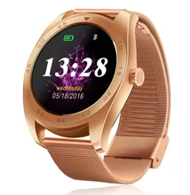 Neue Smart Uhr K89 1,22 Zoll IPS Runde Touchscreen Unterstützung Herzfrequenz Bluetooth Smartwatch Für Apple IOS Android Smartphone