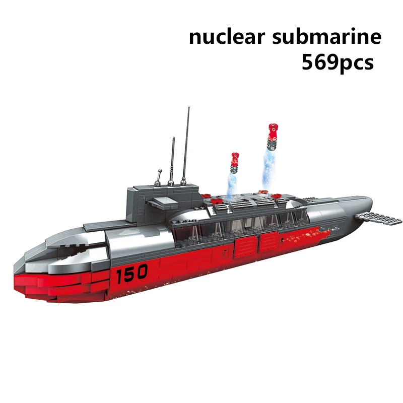Морской боевой корабль Aircrafted Carrier совместимый Legoed Военная подводная лодка