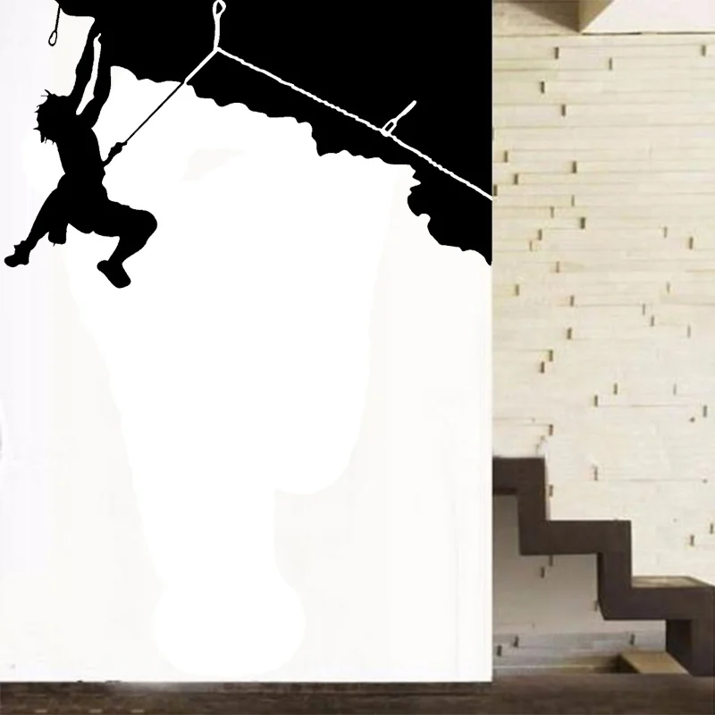 Дизайн скалолазания спортивная серия винил съемная Наклейка на стену Home shop