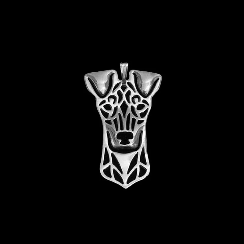 

2019 Retails Alloy Standard Manchester Terrier Pendants Metal Hollow Out Jewelry Pendants