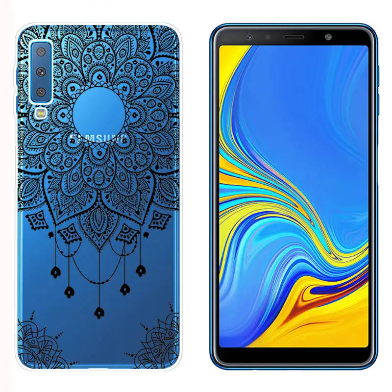 Arvin Silicone Fundas for Samsung Galaxy A7 2018 A5 A8 Plus 2018 Soft TPU Phone Cases FOR Samsung A750F Painted Case for A320 (11)