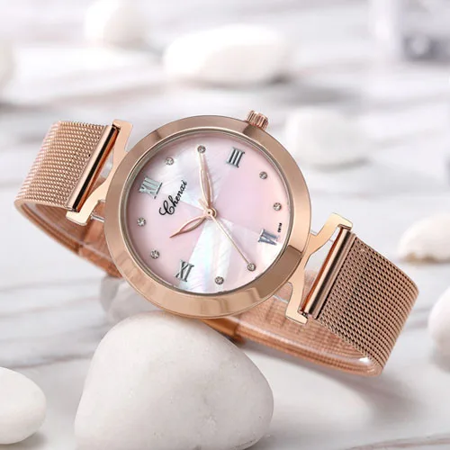 

CHENXI Rose Gold Wrist Watch Women Watches Ladies Luxury Brand Famous New Golden Quartz Wristwatch For Female Clock Montre Femme