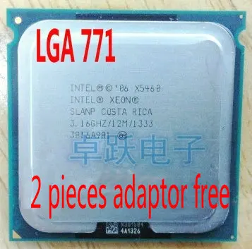 Процессор Intel Xeon X5460 3,16 ГГц/12 м/1333 близкий к LGA771 Core 2 Quad Q9750 cpu работает на материнской плате LGA 775 2 штуки бесплатно