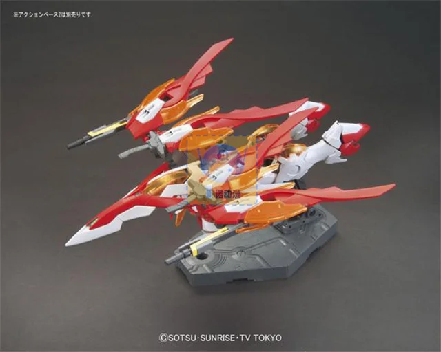 Оригинальная модель Gundam HG 1/144 крыло нулевой HONOO Unchained мобильный костюм детские игрушки
