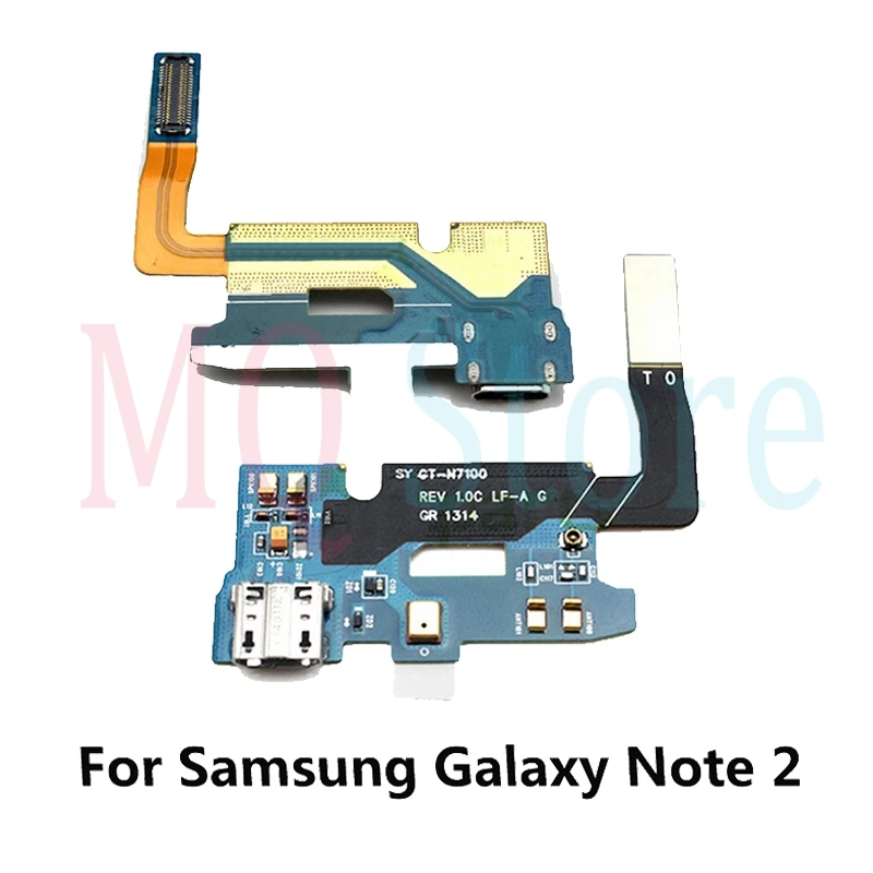Для Samsung Galaxy Note 2 N7100 N7102 N7105 usb разъем для зарядки док станция гибкий кабель с