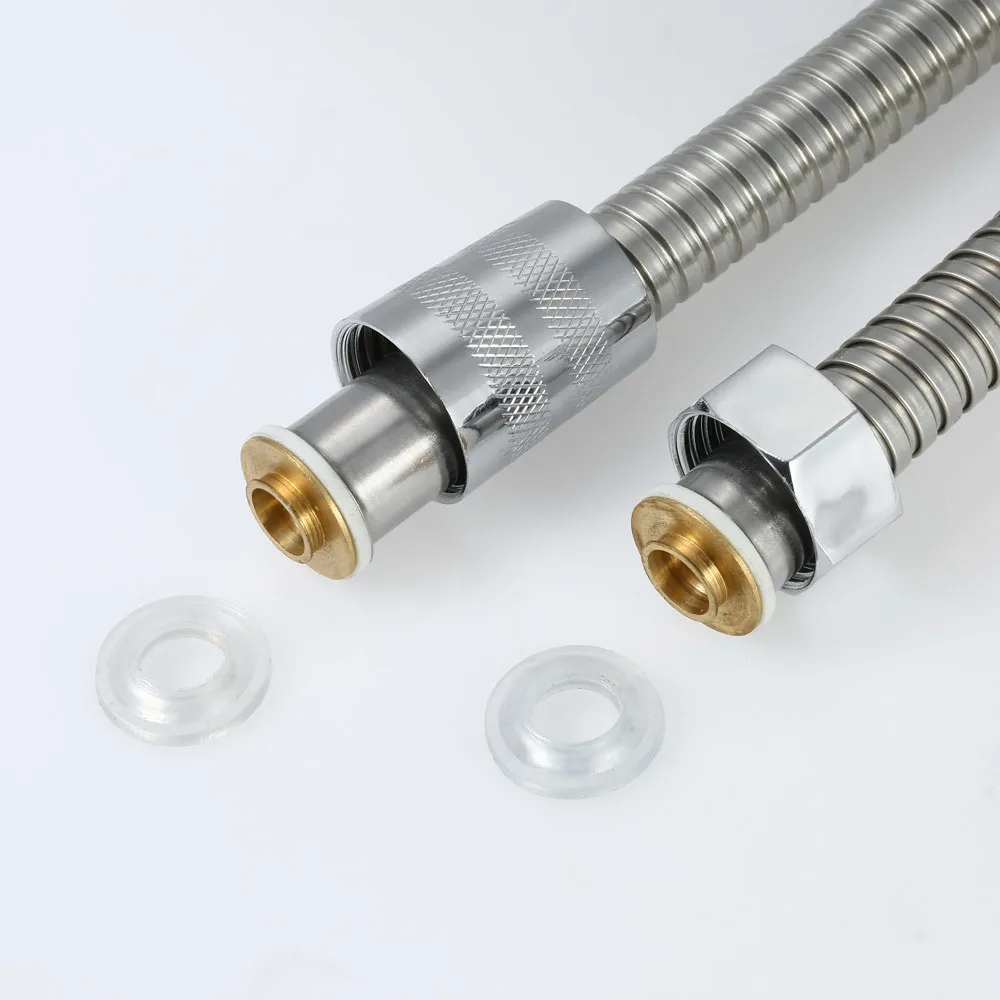 Shower Hose Flexible Bathroom Water Pipe Handheld Shower Head Extra Long Explosion Proof Replacement Hose with Brass Fitting